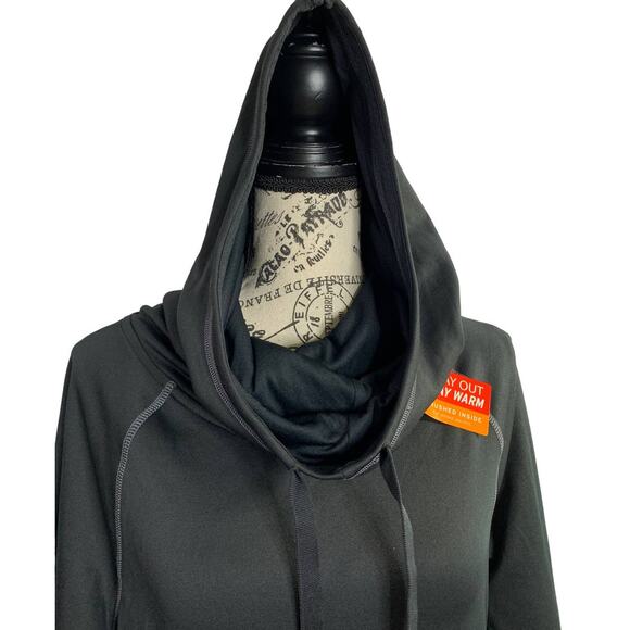 Champion Men's Size M Jacket Hoodie Pullover Duo Dry Turtleneck Thumb holes NEW - Picture 2 of 13